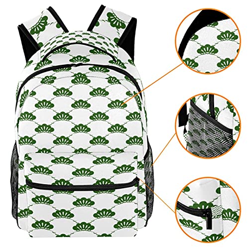Sac à dos de voyage vert pour les sorties Campus des jeunes - 3