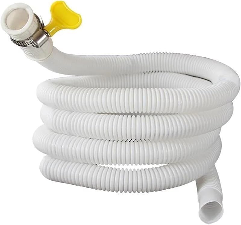 Ablaufschlauch für Waschmaschine, 1–3 m, weiß, Ablaufschlauch, Zulaufschläuche, Verlängerung, Ablaufrohr für Klimaanlage, Waschmaschinen, Küchenarmatur-Zubehör (2 m)