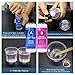 Teexpert 16OZ Epoxy Resin - Crystal Clear Resin Kit for Jewelry DIY Art Crafts Cast Coating Wood,Easy Cast Resin Bonus with 4 Sticks,2 Graduated Cups, 2 Pairs Gloves, 2 Droppers, 2 Beak Covers