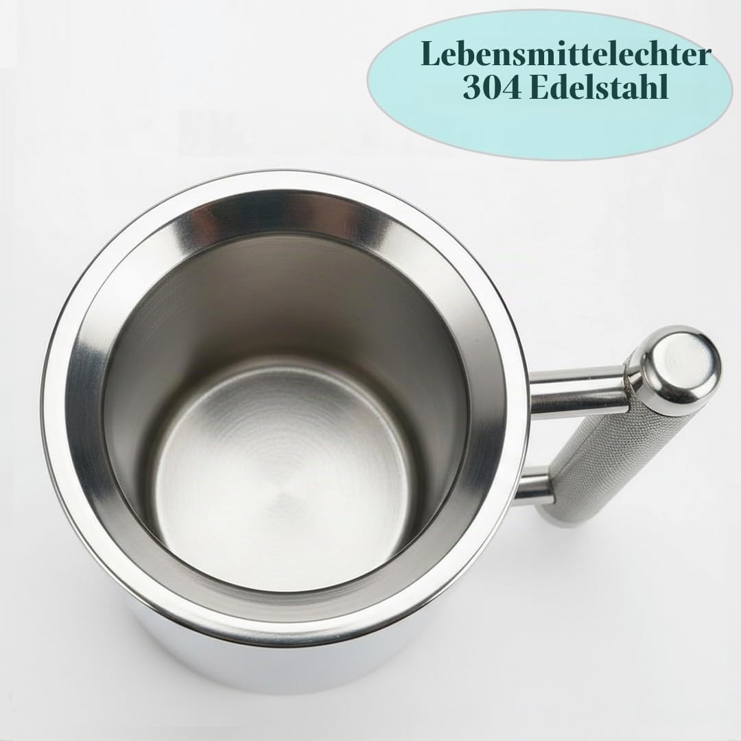 ZhaoCo Schwerer Becher, 10 kg 420ml Edelstahlbecher ‌Hantel-Kaffeetasse, Fitnessstudio-Trainings-Wasserbecher, Fitness-Sport-Geschenk