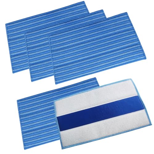 5 Pack Mop Pads Compatible with HAAN Steam Cleaning mop Reusable Microfiber Pads Replacement for HAAN FS, SI and MS Series Steamers Microfiber Mop Washable Mop Refill for Floor Cleaning