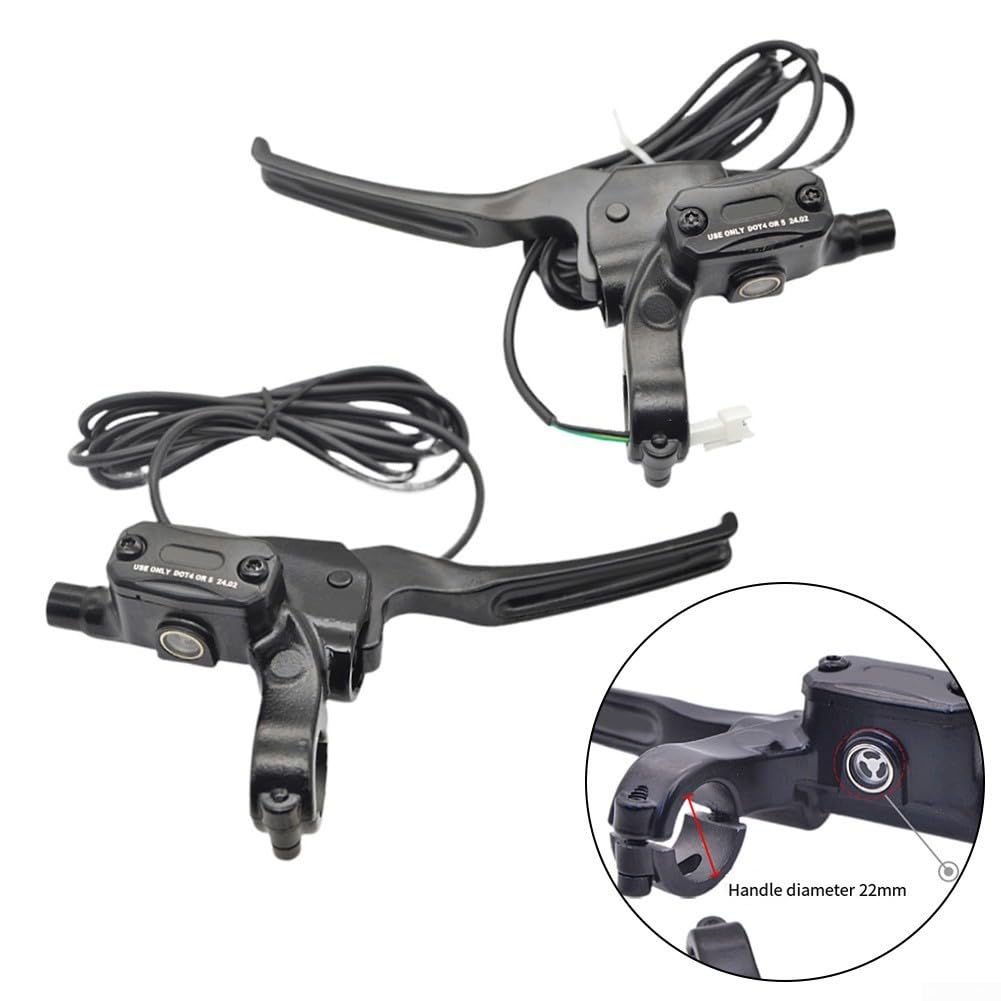Hydraulic Disc Brake Set, Ebike Hydraulic Brake Pump Brake Lever Adapter Left Rear/Right Front For MTB(right)