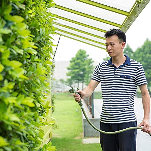 CONGRUI Boquilla de pulverización para jardín, boquilla, pistola de riego, cabezal con cerradura integrada, ergonómica, para regar plantas, limpieza de mascotas