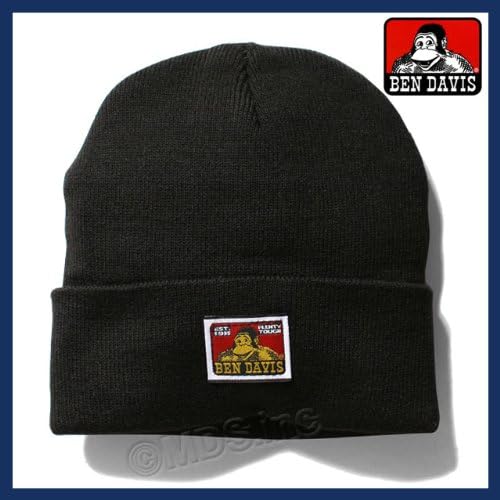 Amazon ベンデイビス Ben Davis メンズ ブラック ニットキャップ ニット帽 帽子 295 ワークウェアブランド ディッキーズ好きにも プレゼントに男性 女性 代 30代 40代 50代 Bl F ブラック ニット 通販