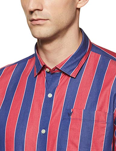 Image of blackberrys Men's Striped Slim fit Casual Shirt