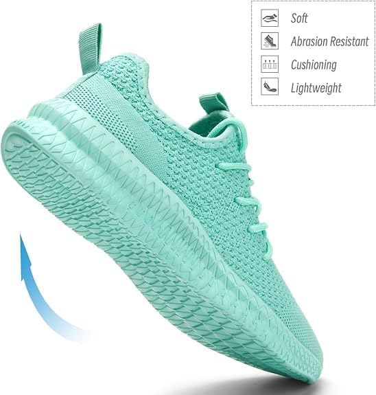 Image of Running Shoes for Women Slip On Tennis Walking Sneakers Sport Fashion Casual Workout Gym Athletic Hiking Nurse Non Slip Lightweight Breathable Trainers
