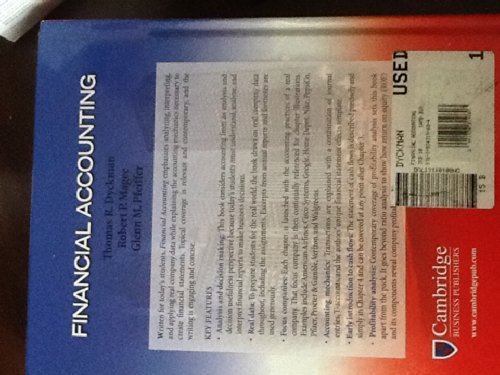 Financial Accounting, 3rd Edition [6/29/2010] Thomas Dyckman: unknown author: 0781349312428 ...