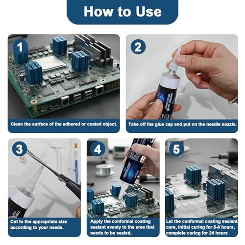 image for WAN2TLK 200ml Conformal Coating for Electronics, Silicone Conformal Co