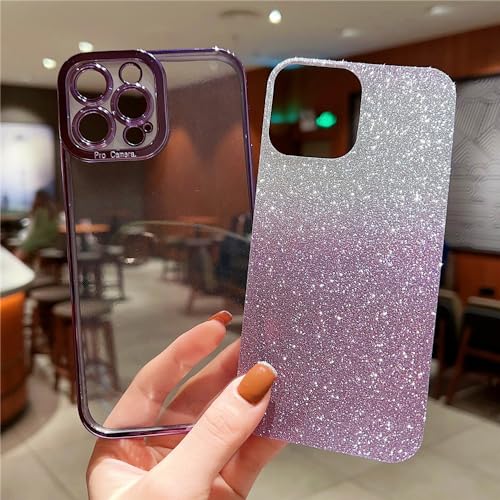Étui de téléphone Flash pour iPhone 13 Pro Max : protection chic en placage carré rouge - 4