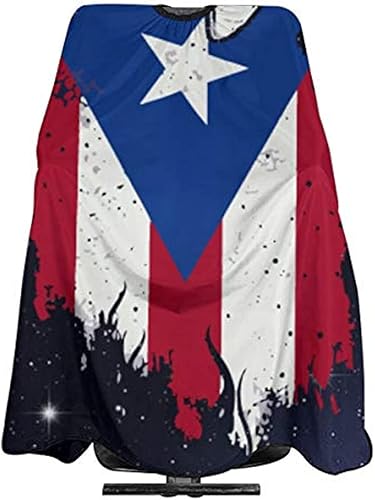 Cabo de peluquería Cabo de peluquería Cabo Puerto Rico Pr Bandera Boricua impermeable para corte de pelo para adultos niños Corte de pelo Cabo