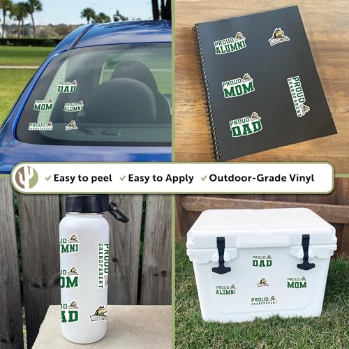Autocollants vinyle Wright State University pour ordinateur et gourde - 3