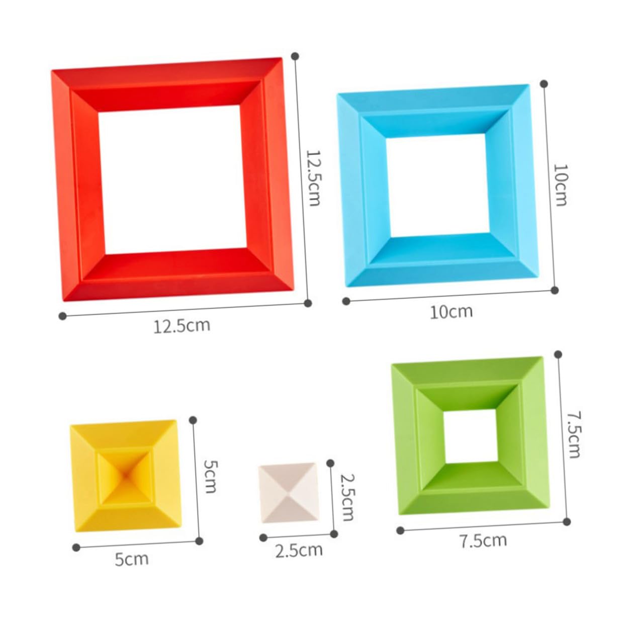 POPETPOP 30 Piezas Bloques de Construcción de Colores para Juguetes Educativos de Formas Geométricas Desarrollo Motricidad Interactivo Infantil