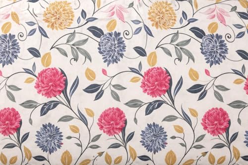 Image of Universal 3 Seater Sofa Cover Fully Covered Stretchable Spandex Non-Slip Elastic Slipcover | Soft Washable Fabric Sofa Protector for Living Room Furniture (Flower Design)