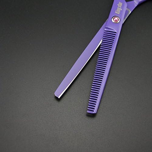 Kingstar 7.0in. Pink Professional Pet Grooming Scissors,Dog Thinning Scissors,Sharp Edge,A431