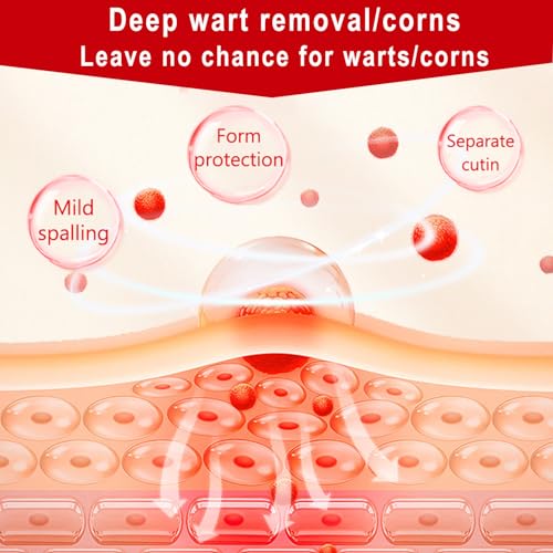 Image of Plantar Wart Corn Remover Pads for Feet Toes: 42 Pack 40% Salicylic Acid Extra Strength Treatment - Fast Effective Medicated Bandages for Adults Seniors Teens Athletes Runners Hikers Workers Men Women