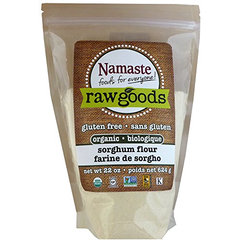 Namaste Foods Organic Sorghum Flour Gluten Free, 22 oz. (Pack of 6)  Allergen Free