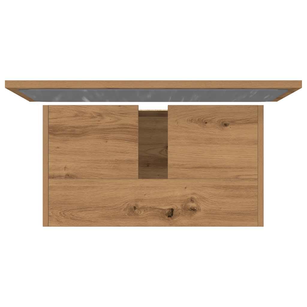 Zestawy mebli - zestawy mebli łazienkowych-2-częściowy zestaw mebli łazienkowych rzemieślnik dąb inżynierii drewna