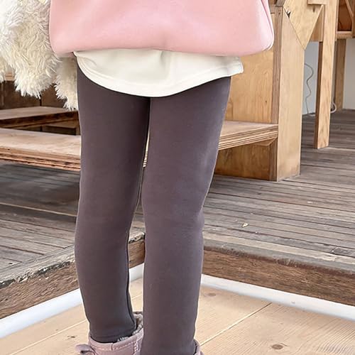Girls' Winter Fleece Lined Tights Thermal Thicken Underwear for Kids Stretchy Basic Warm Leggings Pantihose4