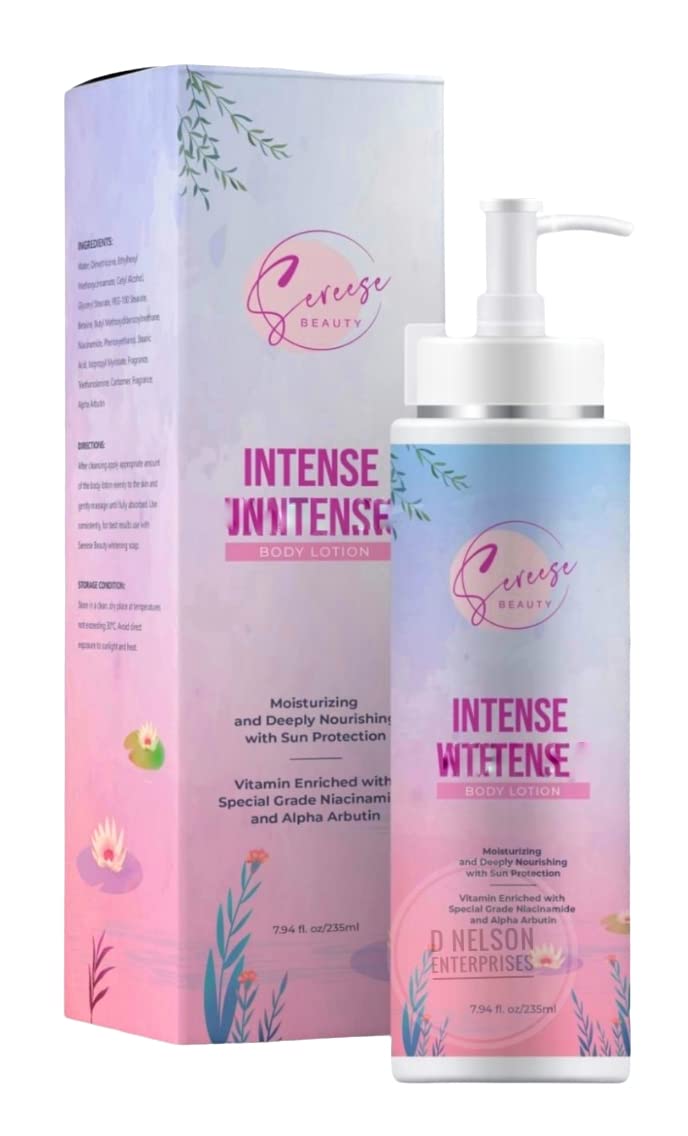 Sereese Beauty Intense Body Lotion - Moisturizing, Deeply Nourishing with Sun Protection, 7.94 fl Oz