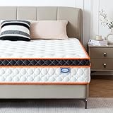 SEZMOONSI Double Mattress 4FT6, 10.6 Inch Gel Memory Foam, Individually Pocket Sprungs Medium Firm Double Size Mattresses, Orthopedic Hybrid Mattress for Back Pain Relief 135x190x27cm - Image 9