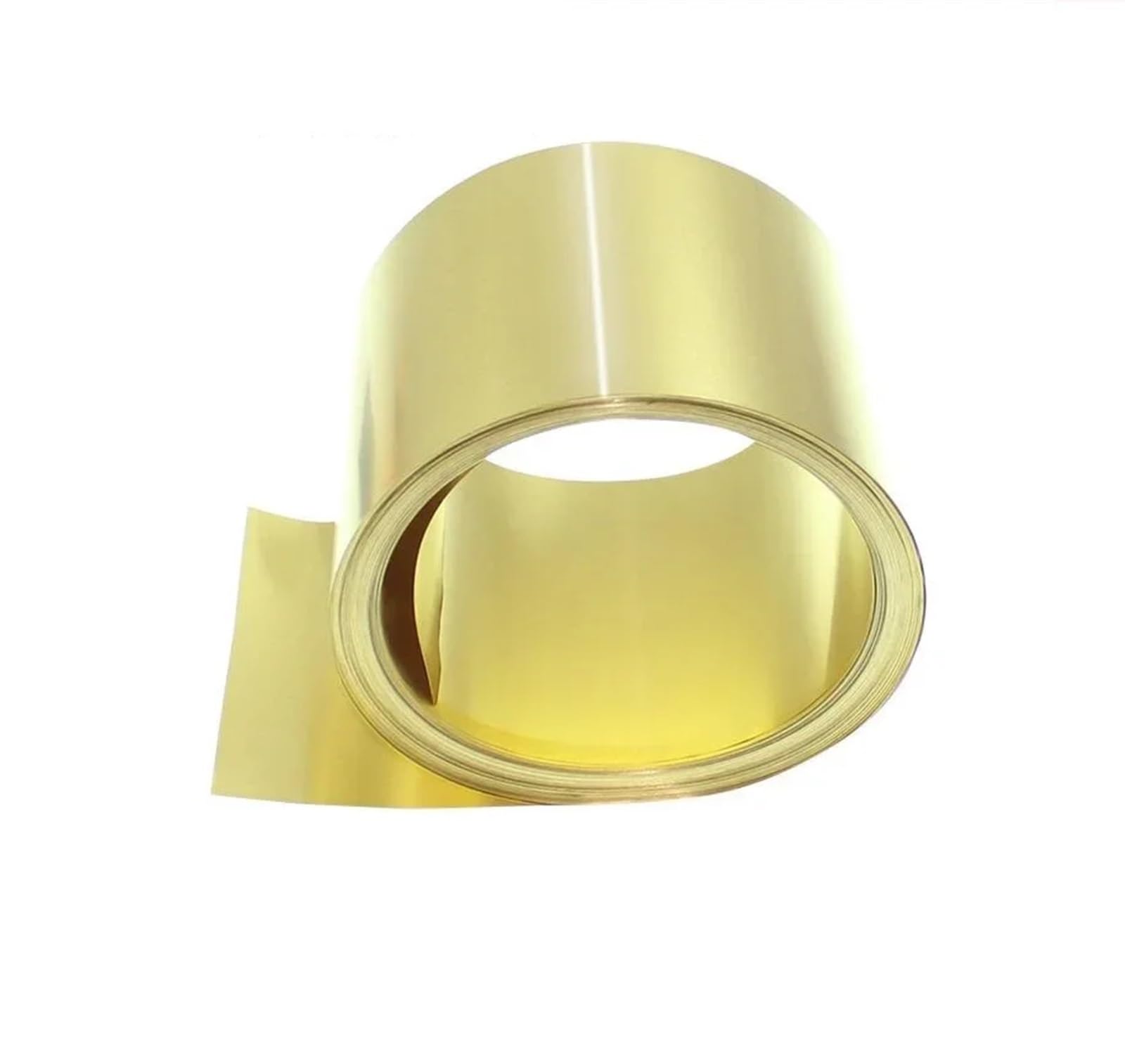 lamiera di ottone in rotolo 1 metro/rotolo di sottile striscia lamiera ottone, pellicola dorata, piastra lamina ad alta purezza H62, materiale fai da te(1x200x1000mm)
