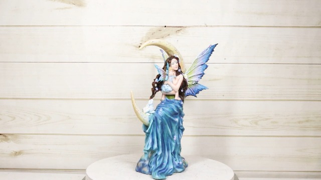 新田恵海　the betty nymph Amazon.com: Ebros Large Celestial Crescent Moon Water