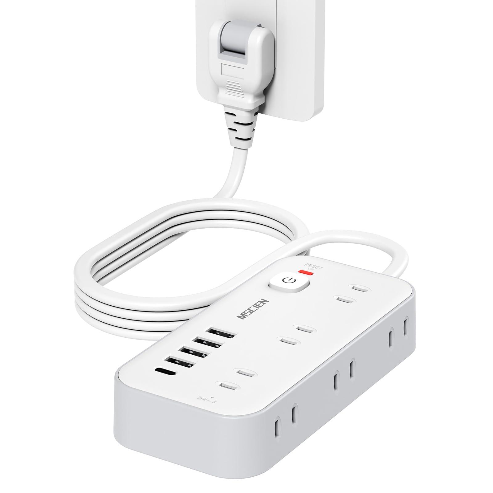 Amazon.co.jp: Mscien 延長コード 2m 電源タップ タコ足配線 電源