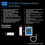 YoLink X3 Outdoor Temperature Data Logger Probe Kit: 1-Pack + Hub - Image 3