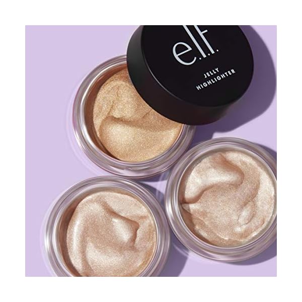 elf-Jelly-Highlighter-Smooth-Dewy-Versatile-Long-Lasting-Illuminizing-Adds-Glow-Blends-Easily-Bubbly-White-Gold-Applies-Wet-044-Fl-Oz e.l.f. e.l.f, Jelly Highlighter, Smooth, Dewy, Versatile, Long Lasting, White Gold, Applies Wet, Bubbly, 0.44 Fl Oz