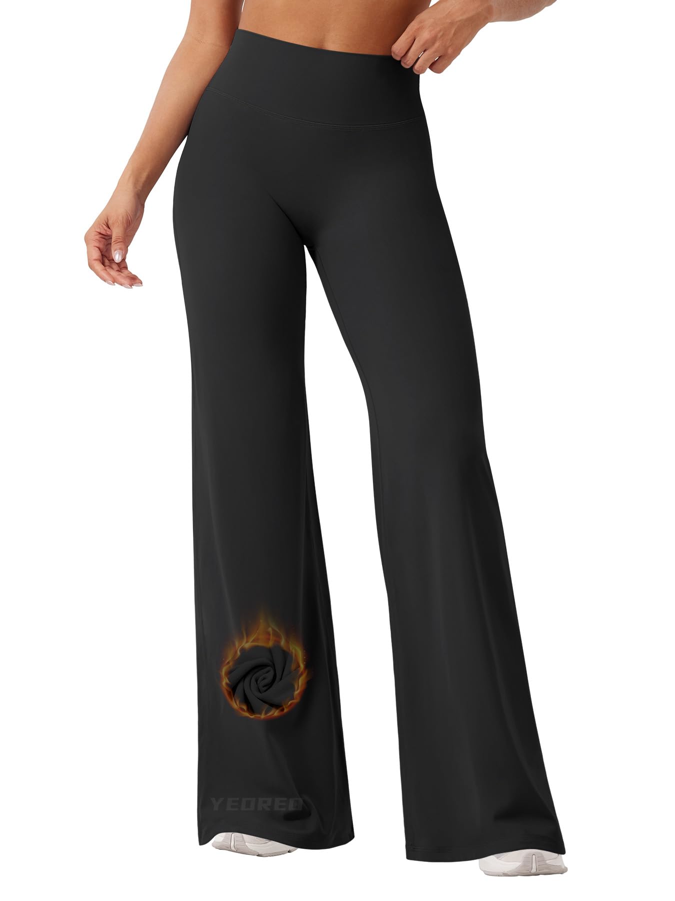 YEOREO Workout Leggings Womens No Front Seam Straight Leggings 29"/ 31.5"/ 33"/ 35" High Waist Buttery Eddiy Gym Yoga Pants — view 27