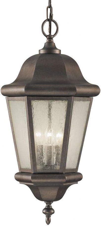 Feiss OL5911CB Martinsville 3 Light Pendant, Corinthian Bronze see image