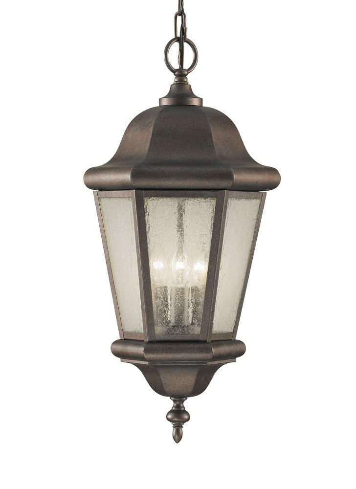Feiss OL5911CB Martinsville 3 Light Pendant, Corinthian Bronze