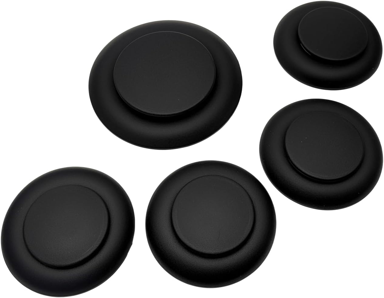 5PCS Wheel Hitch Puck Cover Plug Trim Ring Kit BC3Z-99000A25-A Compatible with 2011-2022 F-250 F-350 2011-2019 F-450 F550