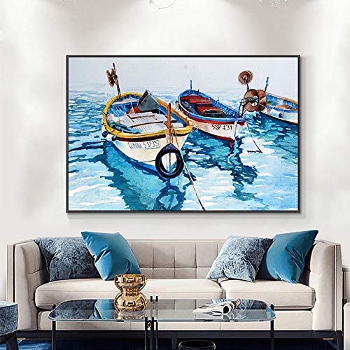 Toile peinture abstraite dsdsgog 50x70cm lot de 3 affiches géométriques sans cadre