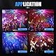 TINHAU 10 * 18W Moving Head Licht RGBW LED Rotation Disco licht Bühnenlicht mit DMX512 und Sound aktiviert Partylicht mit für Party Disco Club Hochzeit