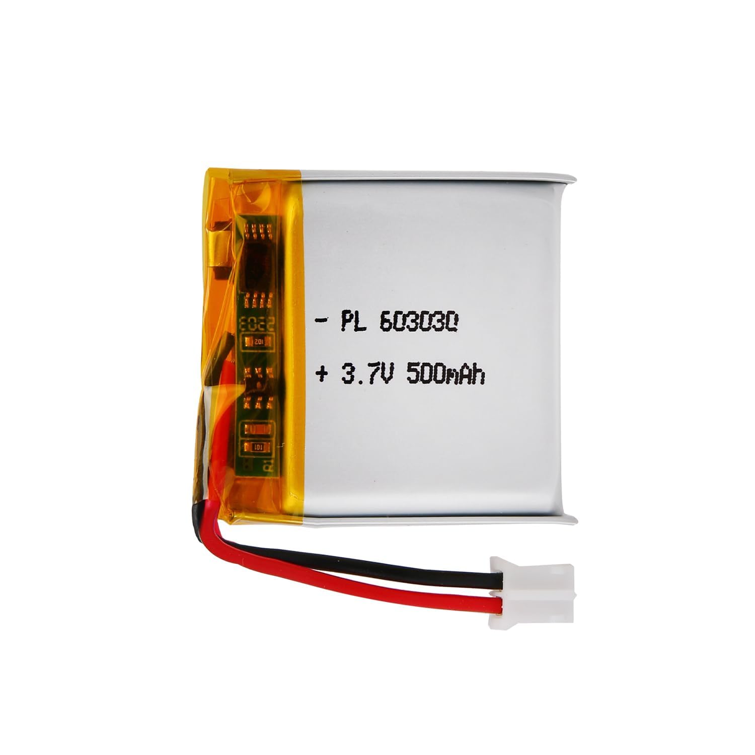 Batería Lipo 3.7V, 380mAh 702030 a Iones de Litio con conexión 2P-PH con Paso 2,0 mm — view 52