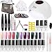 Produktbild ROSALIND 24W UV/LED Nageltrockner Nagel Kit Gel Nägel Kit 12PCS Semipermanent Nagellack Soak-off 7ml Nagel Gel Grundmantel Top Coat Nagel Zubehör Kunst (05)