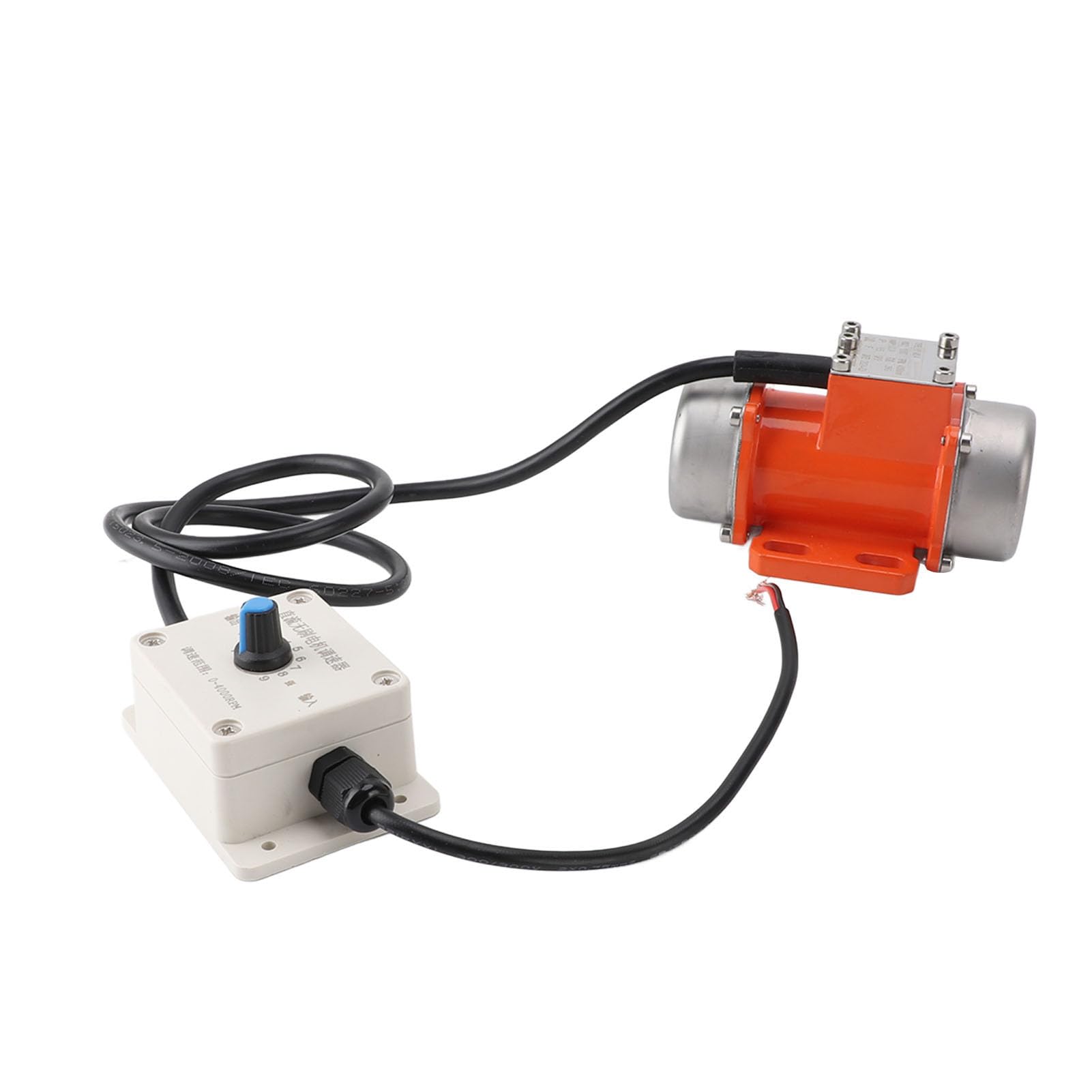 Elektrische Trilmotor Betonvibratiemotor, Krachtige 30 W 4000 RPM Borstelloze Gelijkstroom-vibratiemotor met Snelheidsregelaar, Solide Aluminiumlegering Vibrerende Motor voor (DC12V