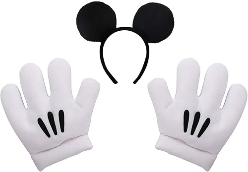 Miniatura 3 de Juego de orejas y guantes de Mickey