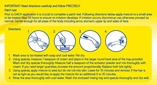 Mandy’s Sensitive Cream Bleach – For Face, Arms and Body 36g + 12g - Image 5