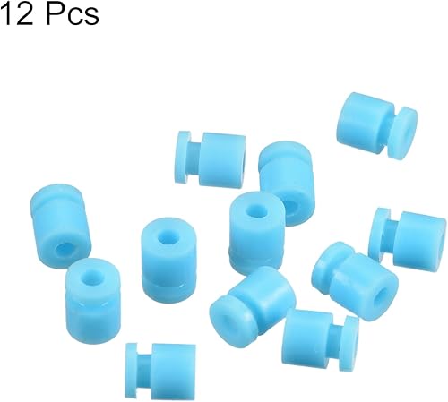 Miniatura 3 de MECCANIXITY Bolas de goma antivibración RC para control remoto F4 F7 controlador de vuelo M2x6mm bolas de absorción de impactos (azul lago), paquete