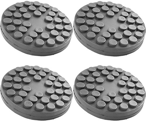 JOMAFA - JUEGO DE 4 TACOS DE GOMA PARA ELEVADORES DE COCHE DE 145 mm DIAMETRO UNIVERSAL PARA ELEVADORES RAVAGLIOLI, SPACE, OMCN, BRADBURY ENTRE OTRAS MARCAS