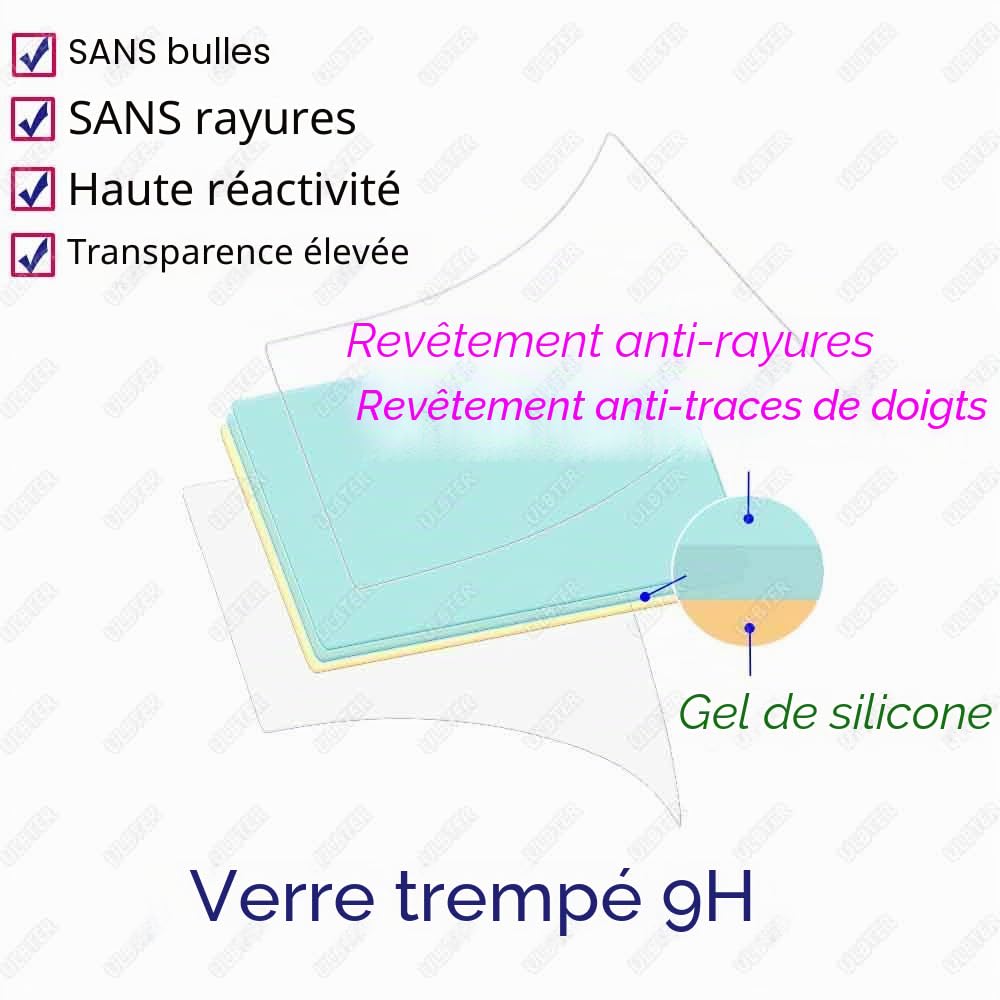 ULBTER D780 Film de Protection d'Ecran pour Nikon D750 D780 Appareil Photo, D750 Protecteur Verre Trempé Optique 0,3mm Dureté 9H Anti-Rayure Anti-Trace Anti-Bulle -Lot de 4
