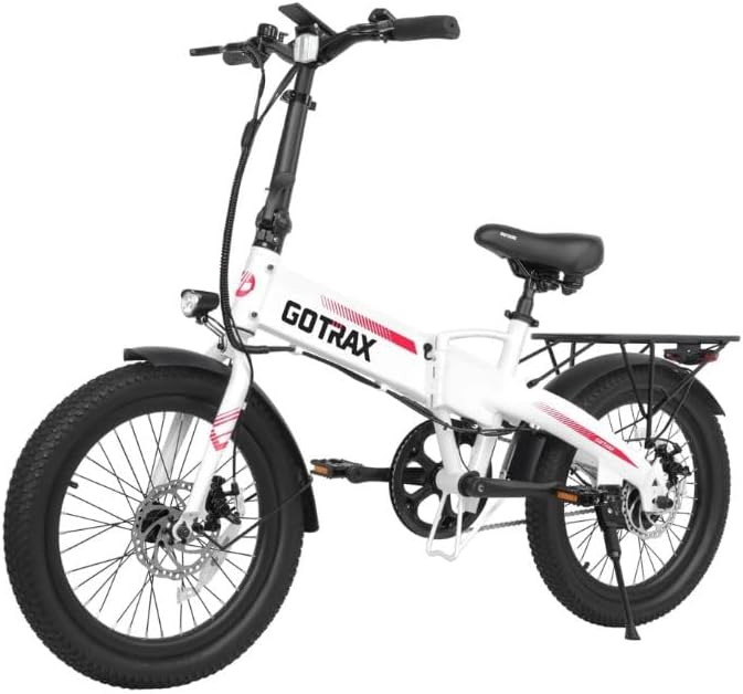 White Gotrax R1 or F1V2 folding electric bike