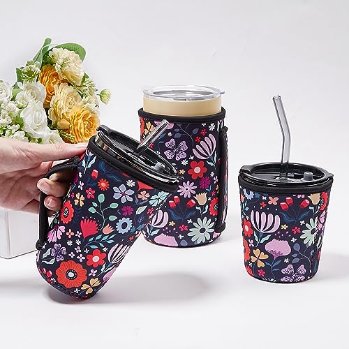 Image of Reusable Coffee Sleeve, Neoprene Sleeve, Fits 16-32oz Hot /Cold Cup
