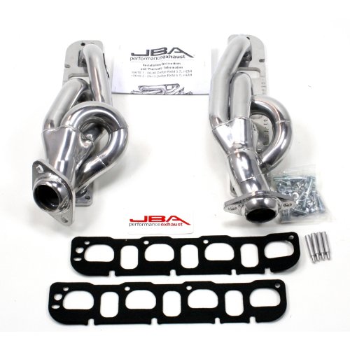 JBA 1961S-2JS Silver Ceramic Exhaust Header for Dodge RAM 5.7L Hemi 15/25/3500 2WD and 4WD