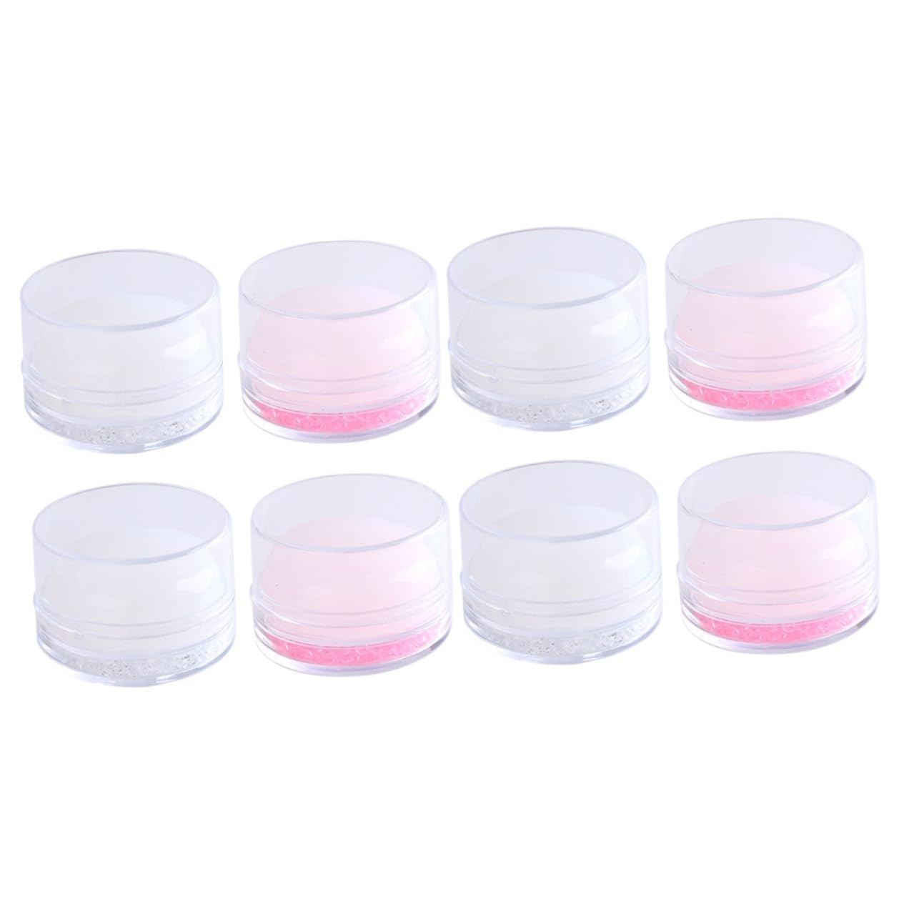 Juego De 2 Herramientas De Silicona Para Uñas Herramienta De Estampado Para Decoración De Uñas Accesorios Para Estampación De Uñas Para Uso Doméstico 4 Piezas X 2
