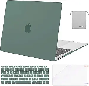 MOSISO Compatible with MacBook Air 13 inch Case 2022, 2021-2018 Release A2337 M1 A2179 A1932 Retina Display Touch ID, Plas...