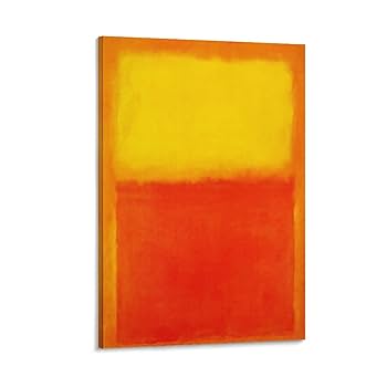 マーク・ロスコ \"orange and tan\" 額装済み MARK ROTHKO (マーク・ロスコ) | Orange and Tan, 1954 | アート