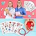 Nurse Temporary Tattoos,10 Sheet Nurse Graduation Party Stickers Nurse Tattoo Gifts for Medical Rn Nurse Grad Themed Birthday Party Decorations Supplies